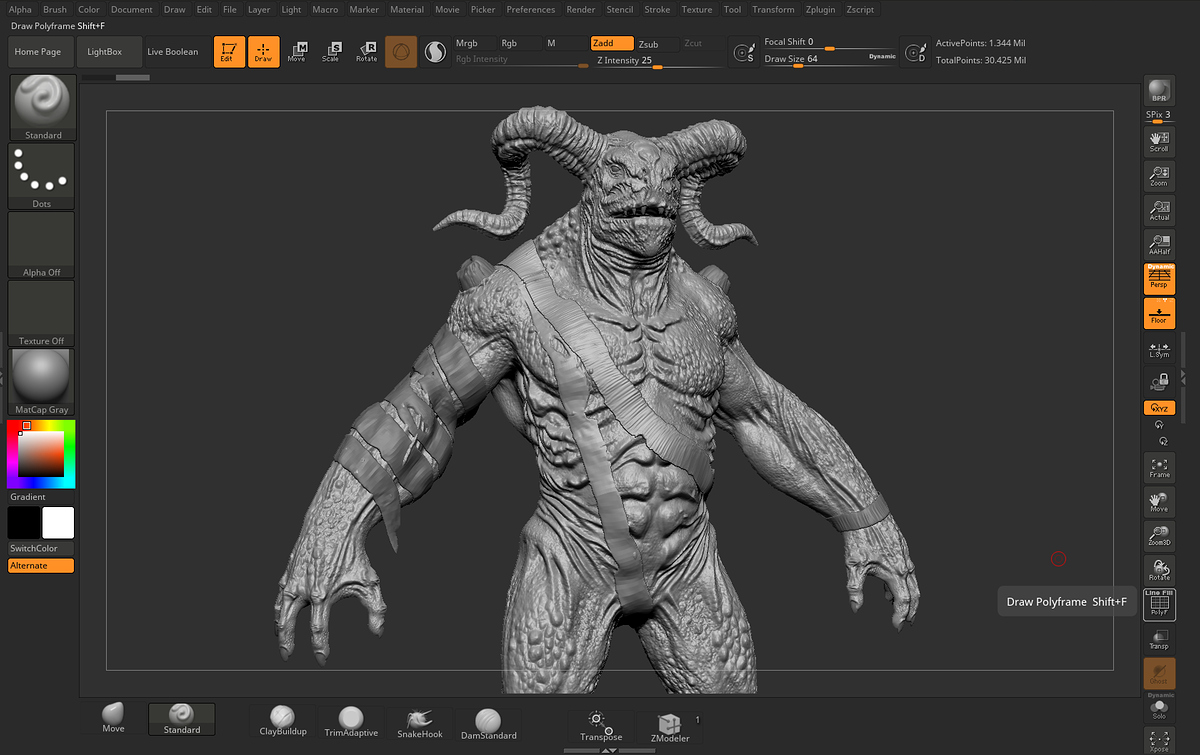 The_Hunter_Zbrush_v04