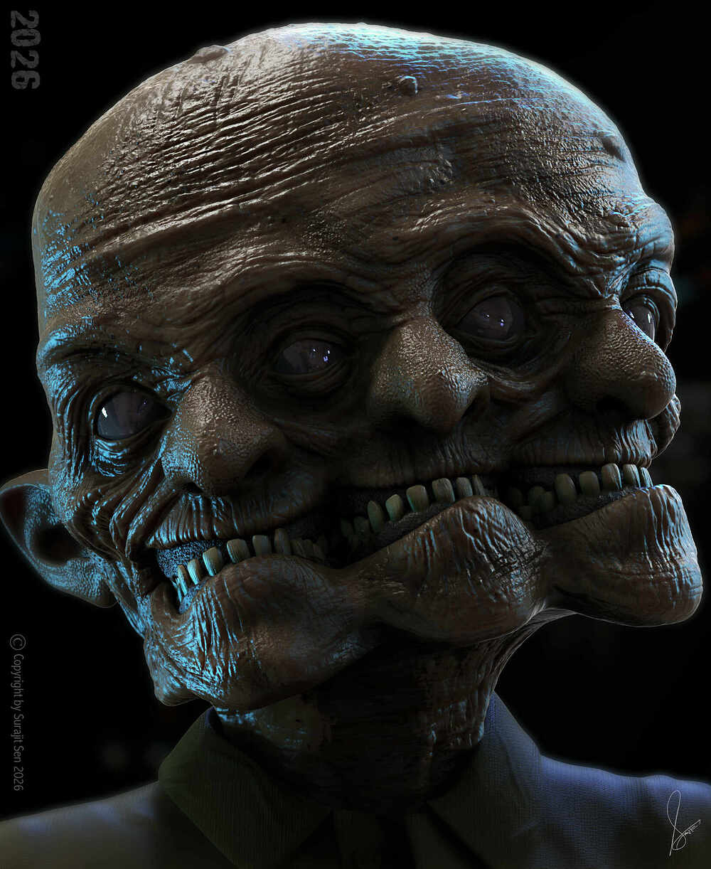 3_Brothers_Creature_Digital_Sculpture_SurajitSen_April_2026