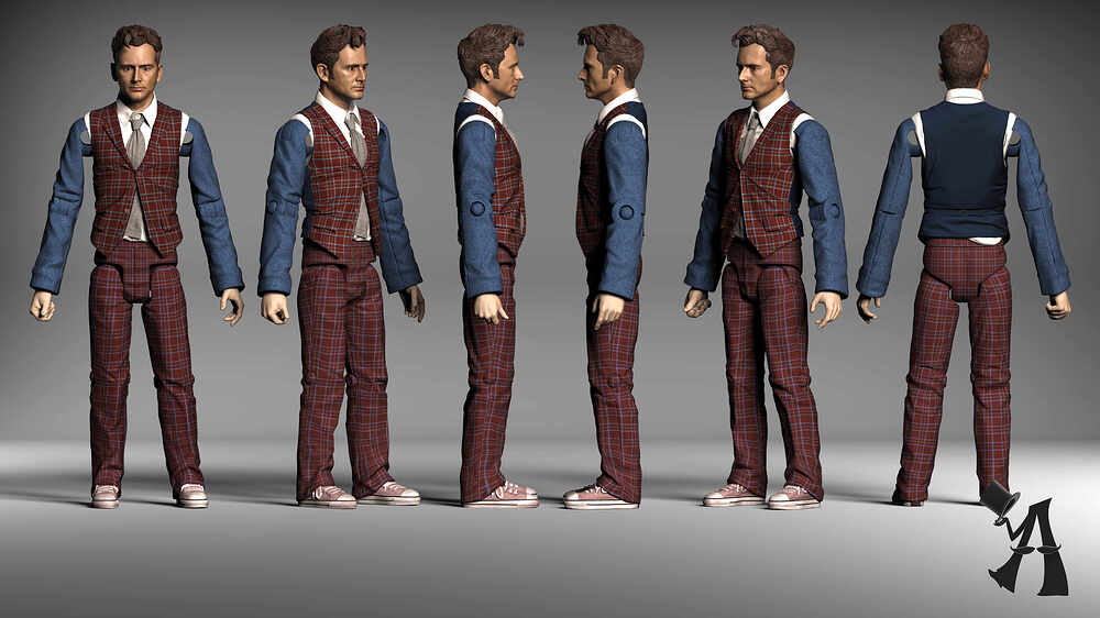 14th Doctor Colour Turns without Jacket for Detail