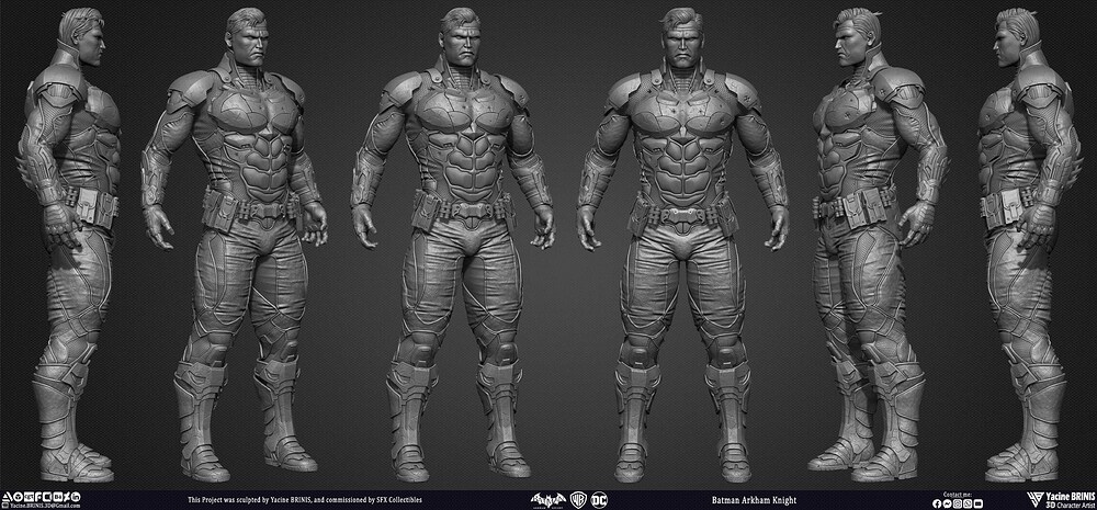 Batman Arkham Knight Warner Bros Vol 01 Sculpted by Yacine BRINIS 003