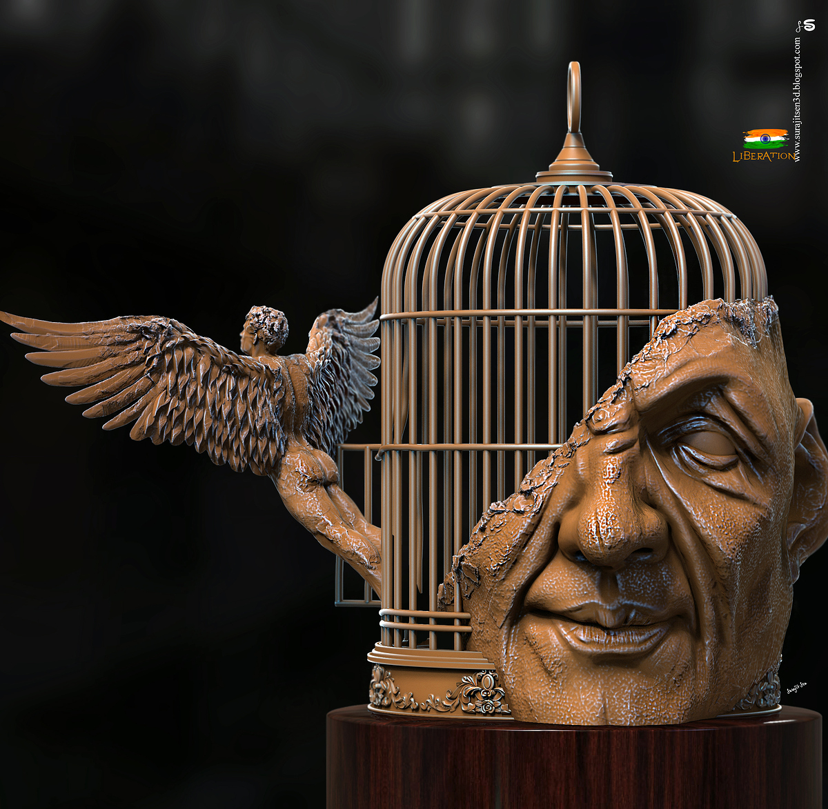 Liberation_Digital_Sculpture_SurajitSen_15th_Aug_2020A
