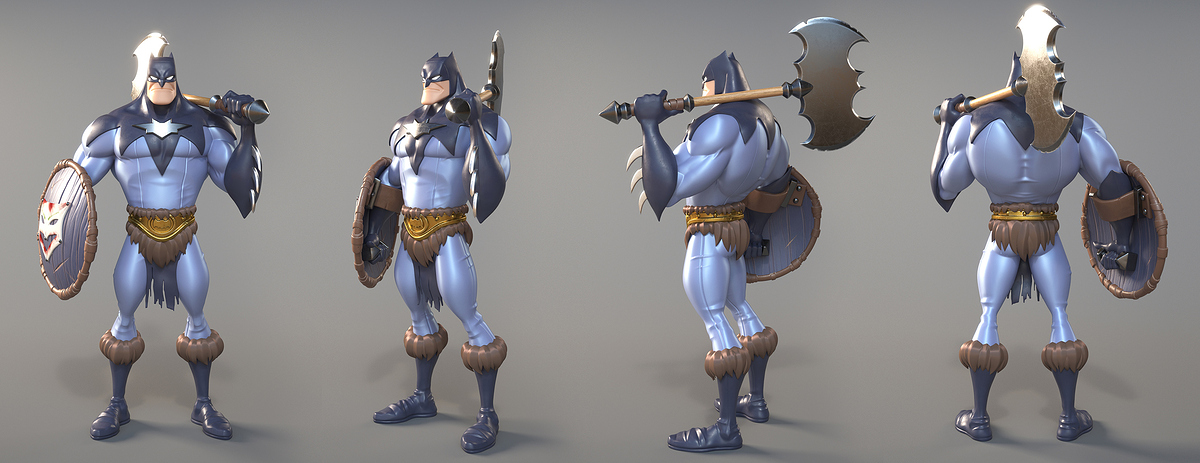Batman Barbarian turn