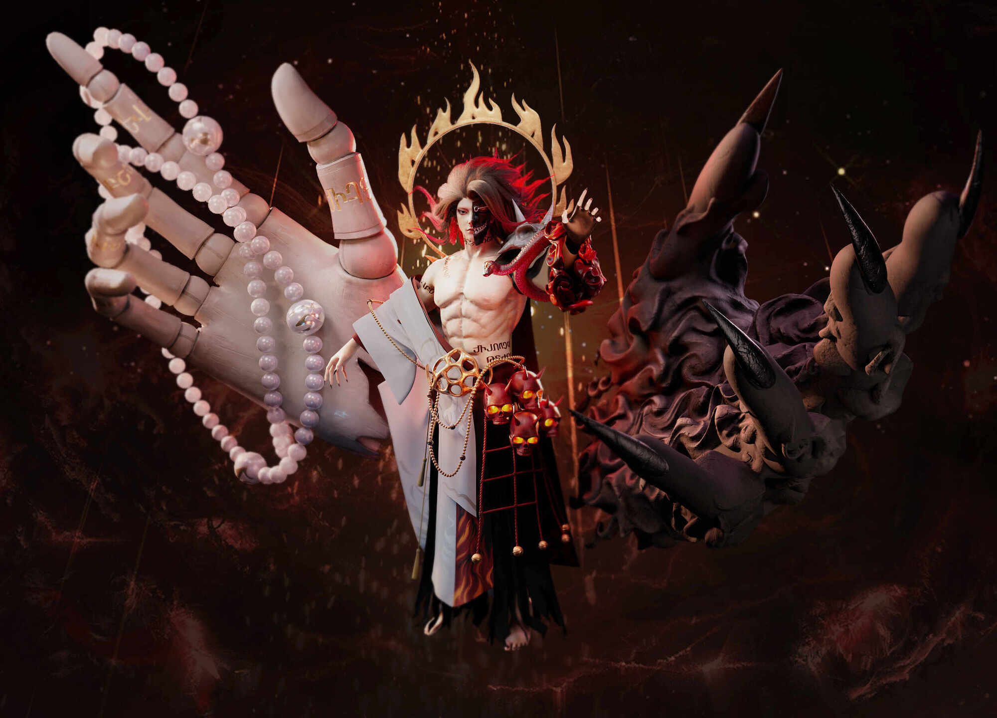 [3D FANART] SHUTEN DOUJI - ONMYOJI - ZBrushCentral