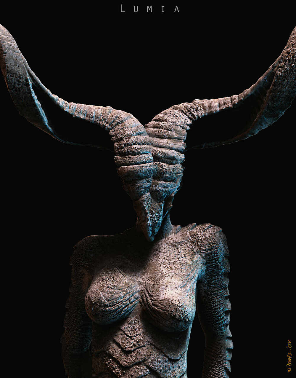 Lumia_Creature_SurajitSen_DigitalSculpture_March2024_Close