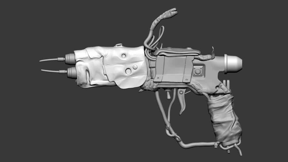 Render_Gun_Zbrush
