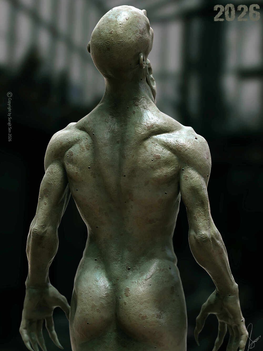 The Devourer of Silence_Back_Creature_Digital_Sculpture_SurajitSen_May2026