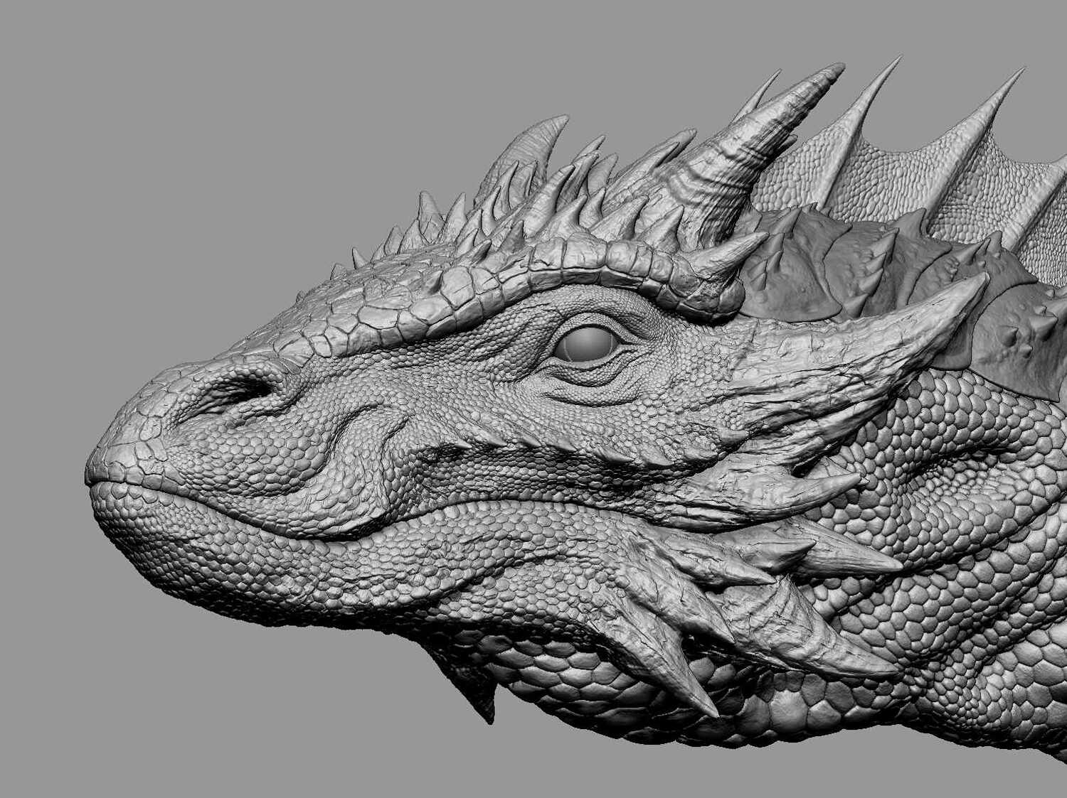 Cave Dragon Head ZBrushCentral cave-dragon-head-zbrushcentral