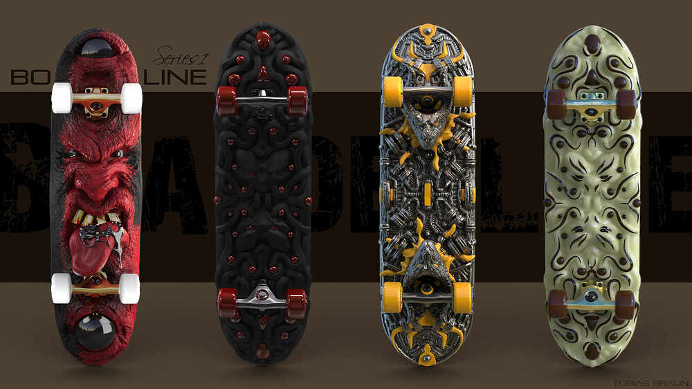Boarderline Skateboardings Series 1 by Freiflugstudios Tobias Braun