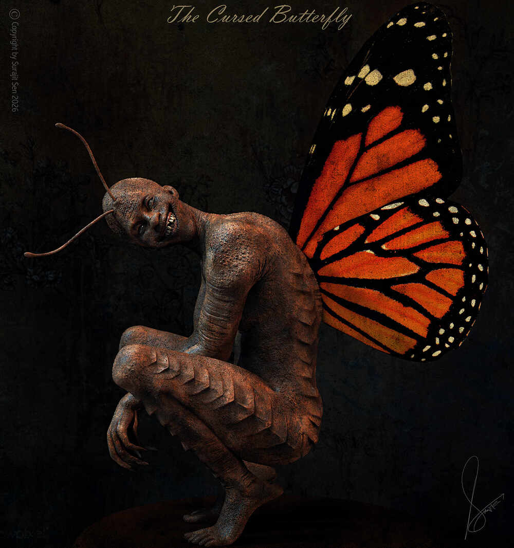 The Cursed Butterfly_Digital_Sculpture_SurajitSen_March2026A