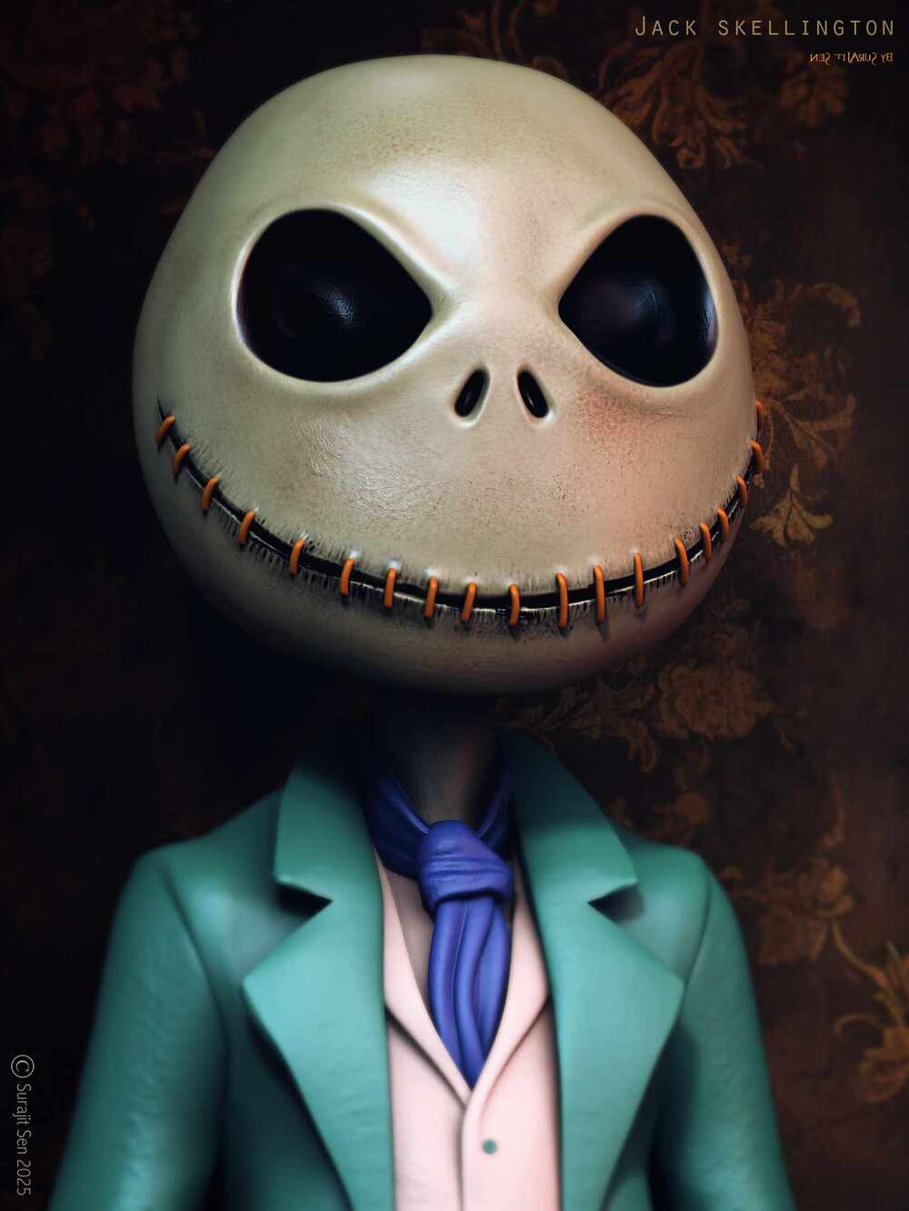 Jack skellington_Digital_Sculpture_SurajitSen_Jan2025A