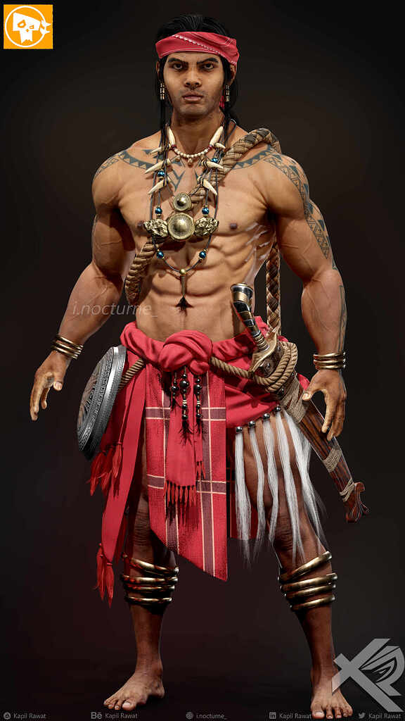 Tribel warrior zbrushcentral