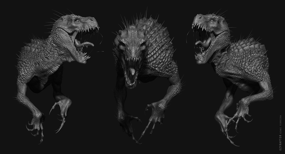 Ozyraptor_Zbrush