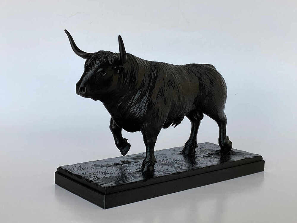 Bull Sculpture - Black 1