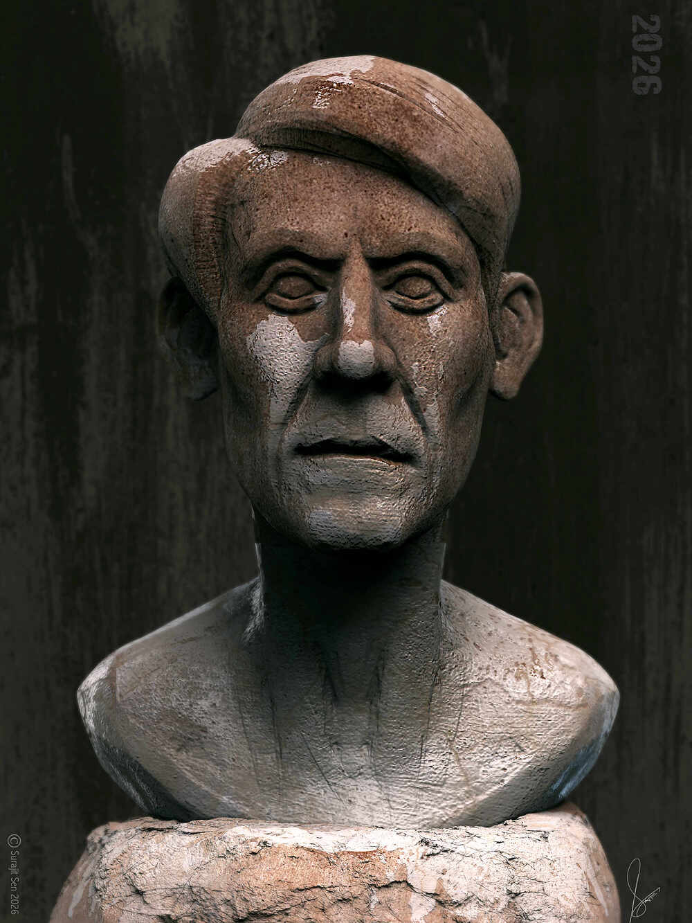 Clay_head_Digital_Sculpture_SurajitSen_Jan2026A