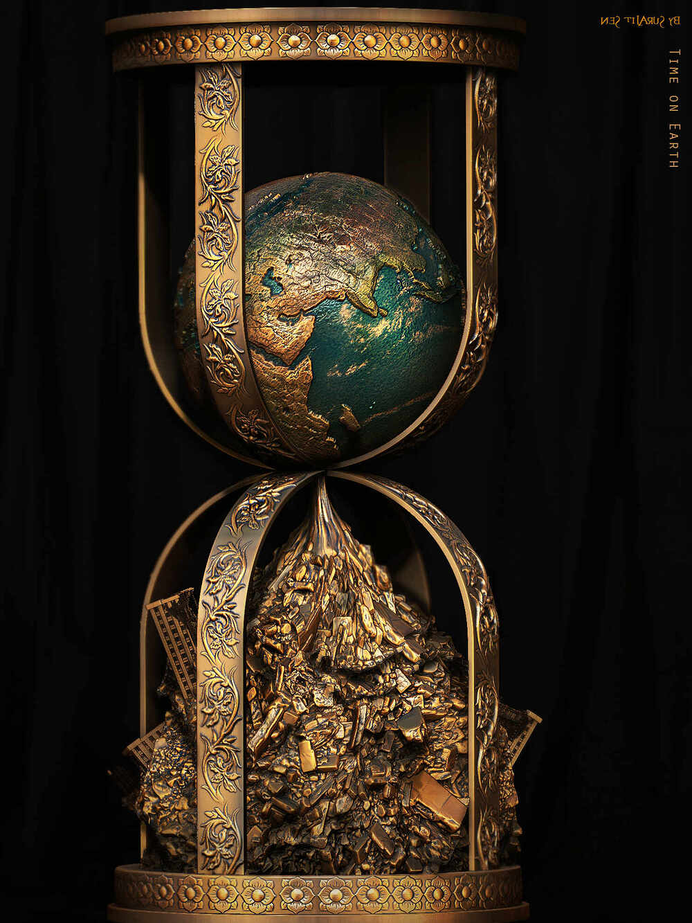 Time-on-Earth_Digital_SCulpture_SurajitSen_Jan2024A