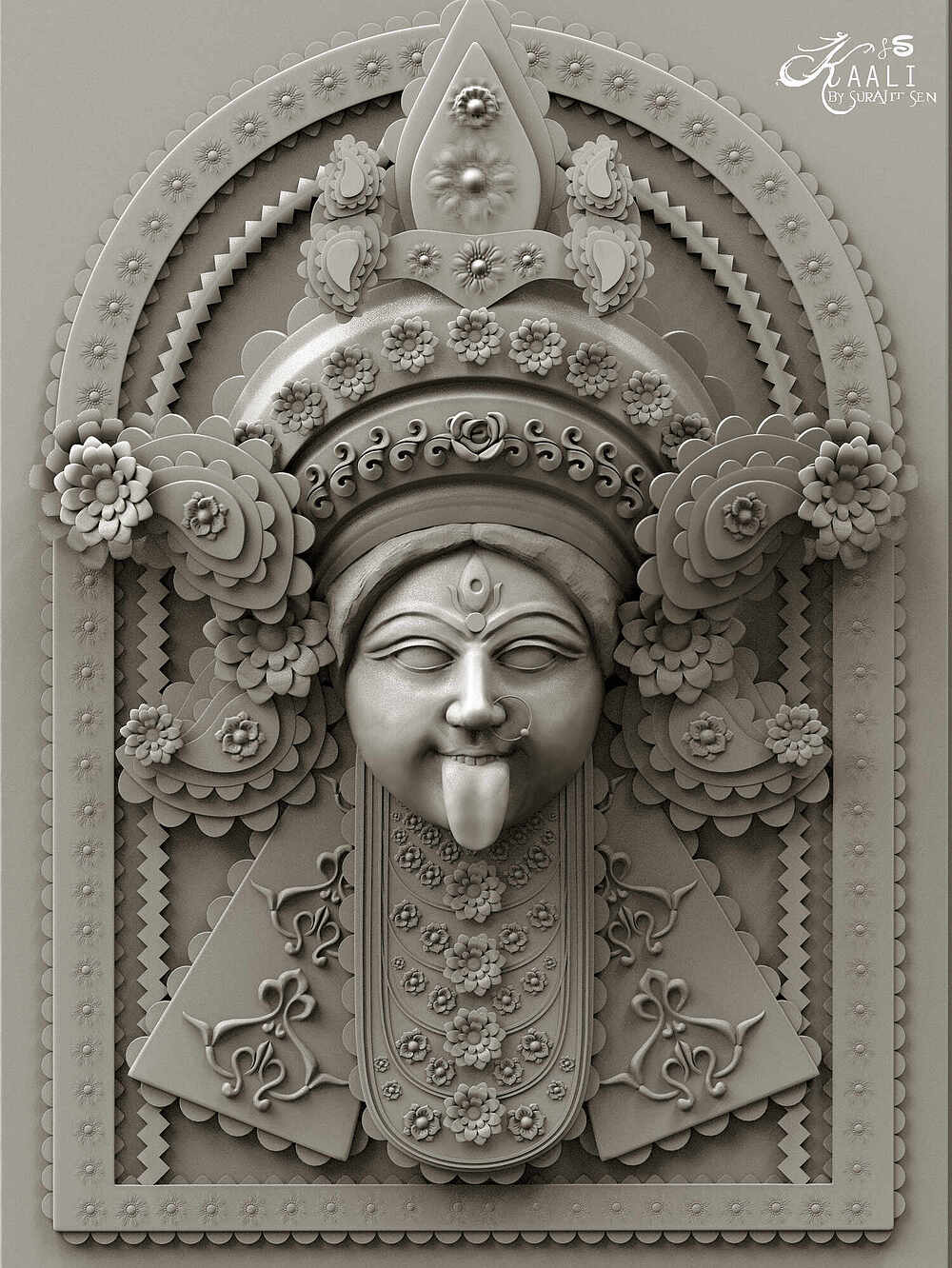 Kaali_Digital_SCulpture_SurajitSen_Oct2022A