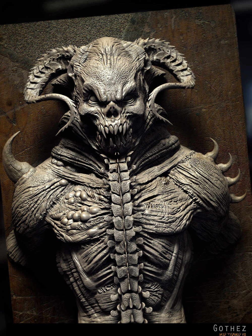 Gothez_Creature_Digital_Sculpture_SurajitSen_Nov2023