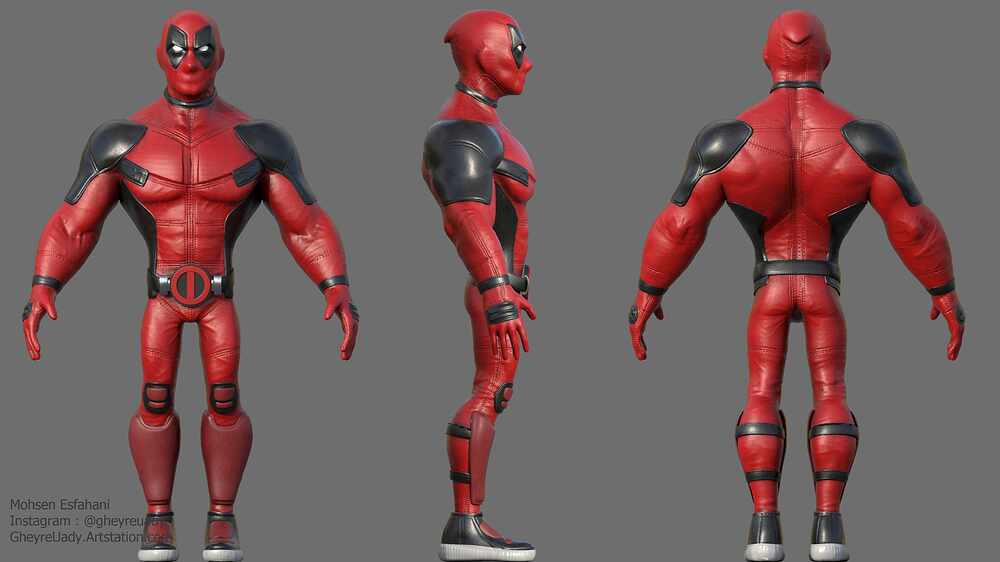 Deadpool Stylized_Substance_GheyreUady_SidesPS1