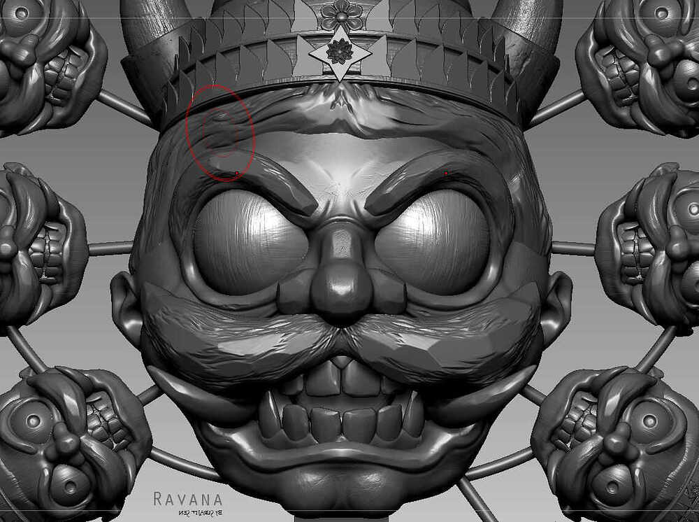 Ravana_Dussehra_Digital_Sculpture_SurajitSen_Oct2024_WIPA
