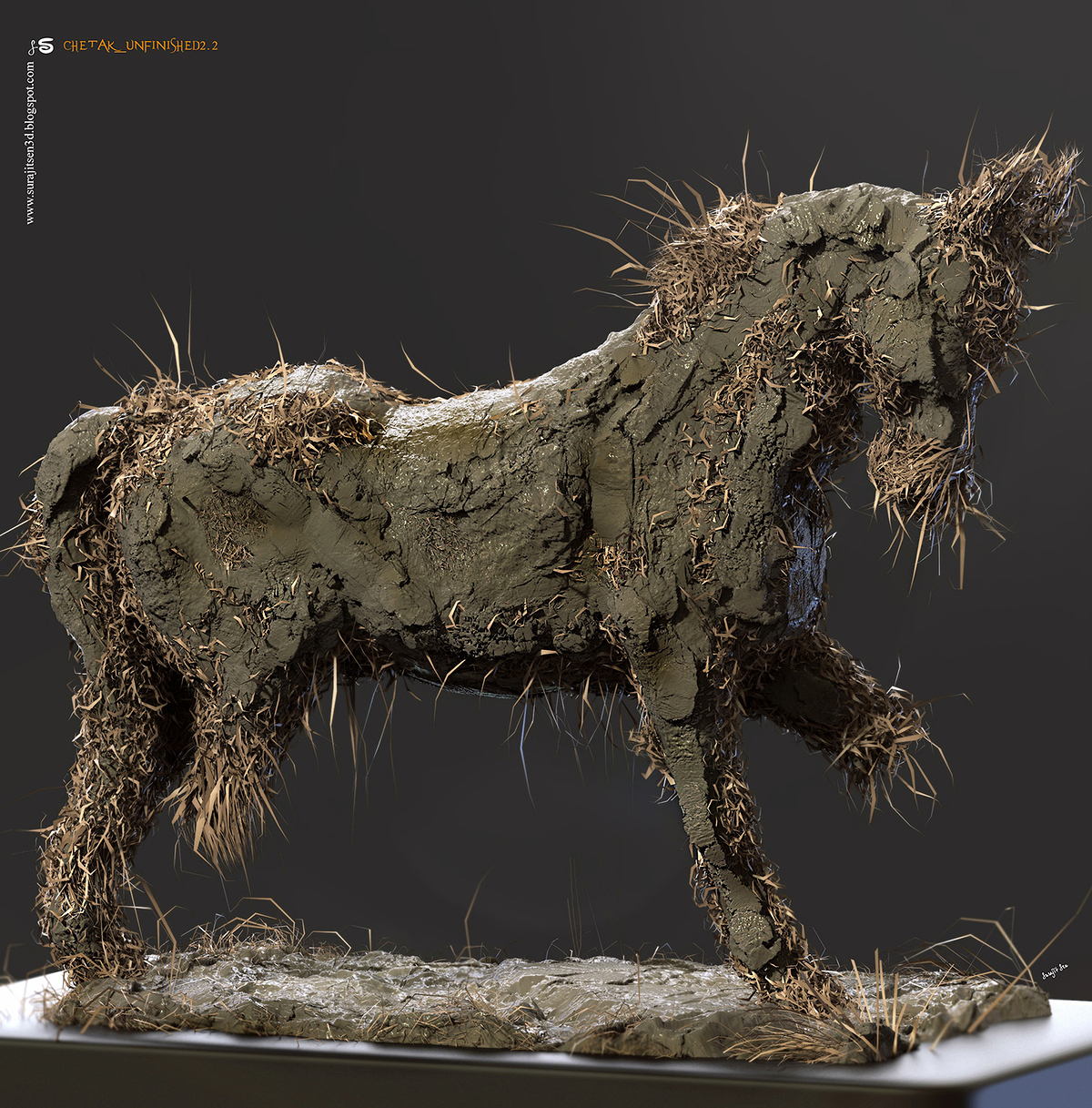 Chetak_unfinished2.2_Digital_SCulpture_SurajitSen_Oct2020AB_L