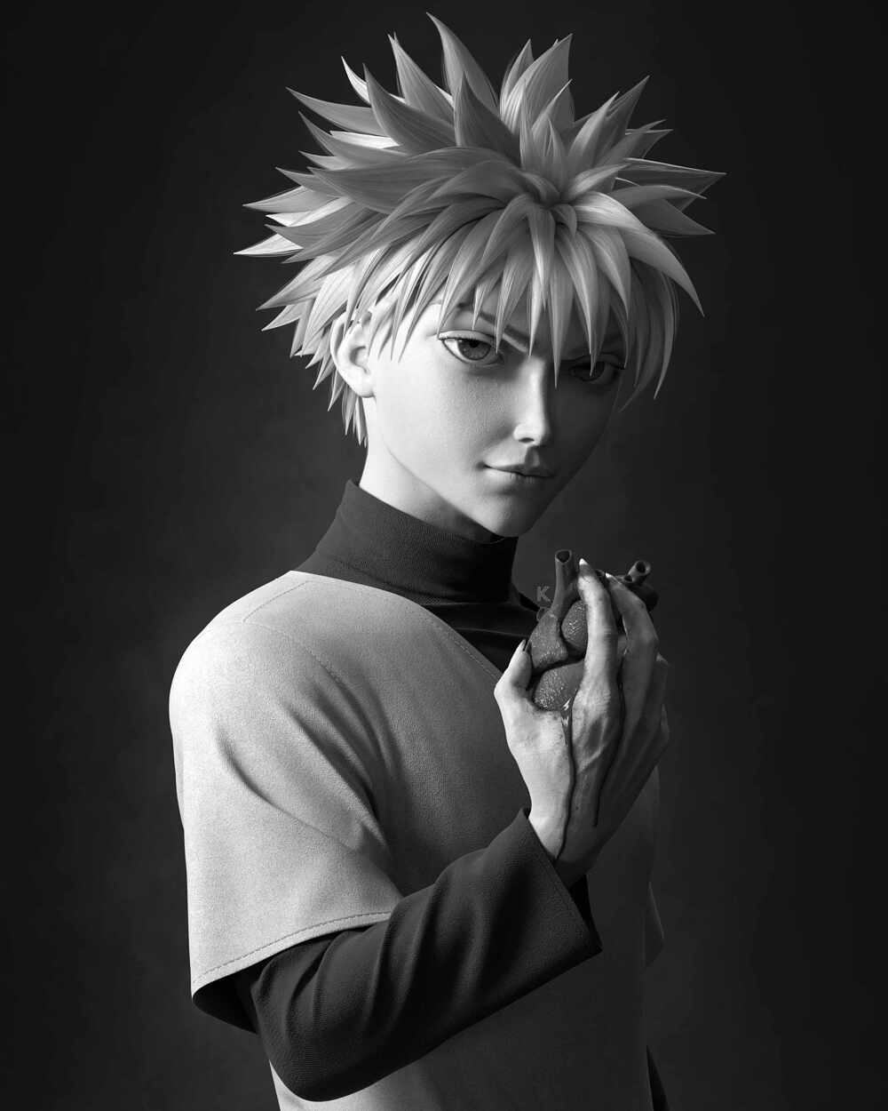 killuablackandwhite