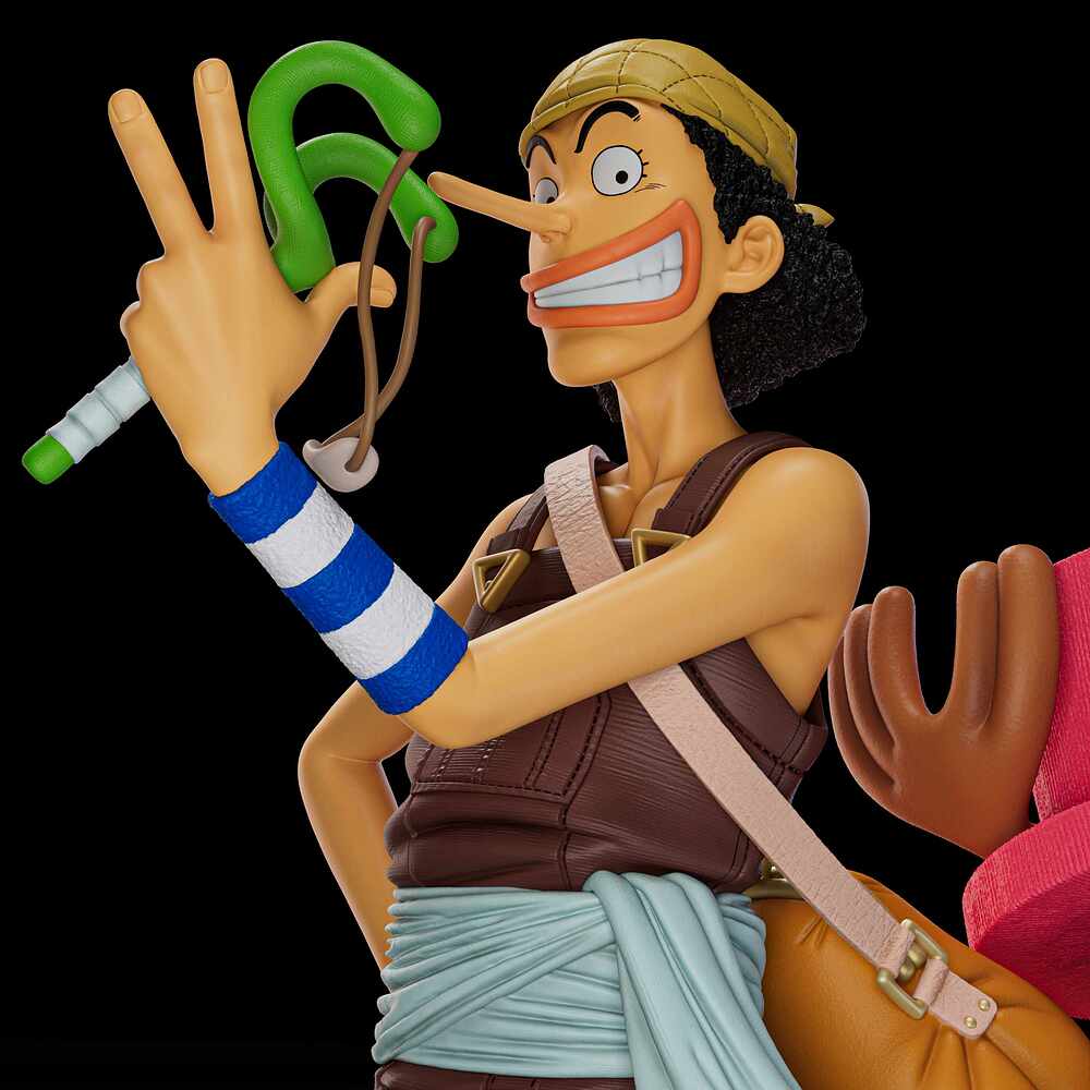 Juan Francisco Sanchez Diaz_Usopp_and_Chopper_render06