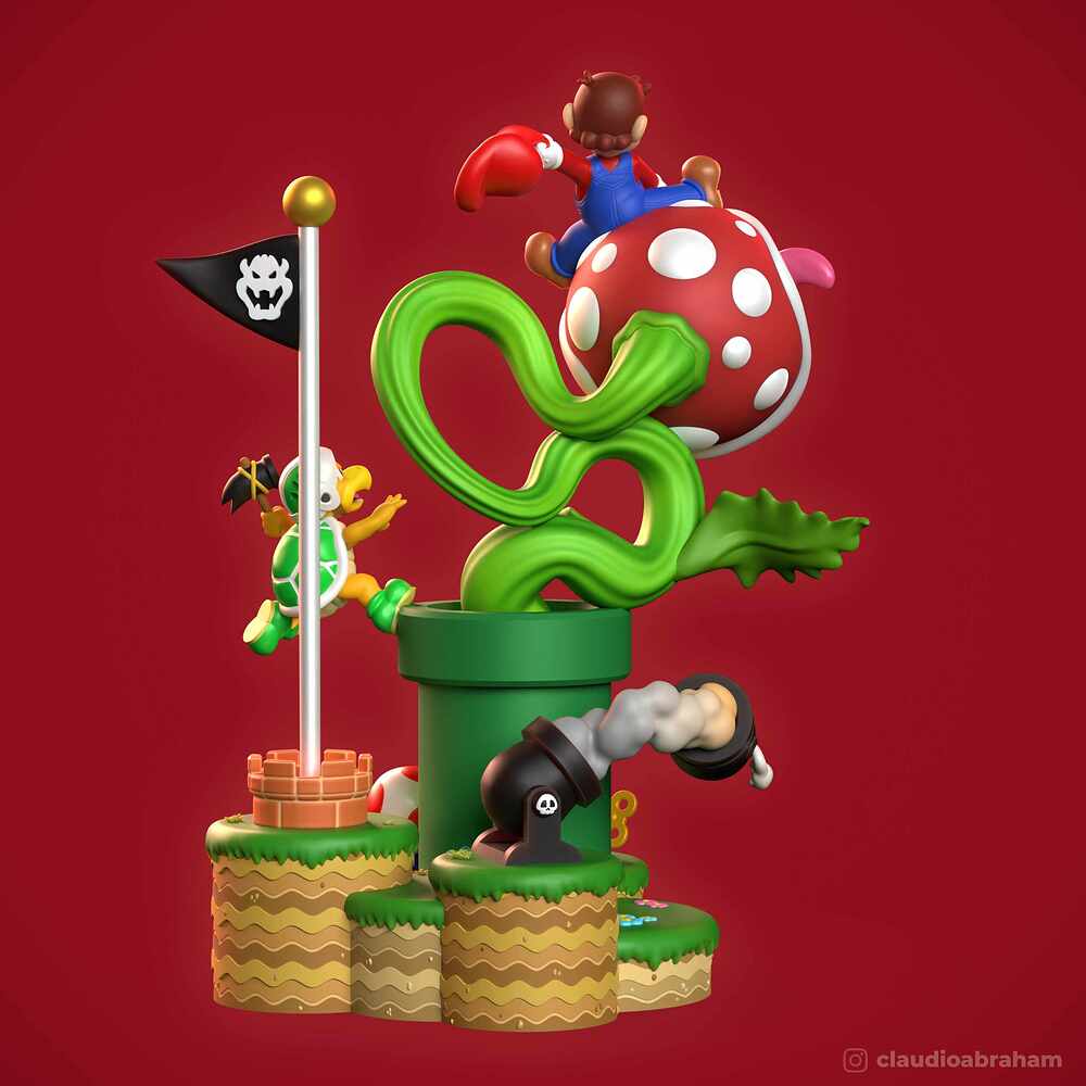 SuperMarioDiorama_ClaudioAbraham_Mario_10c