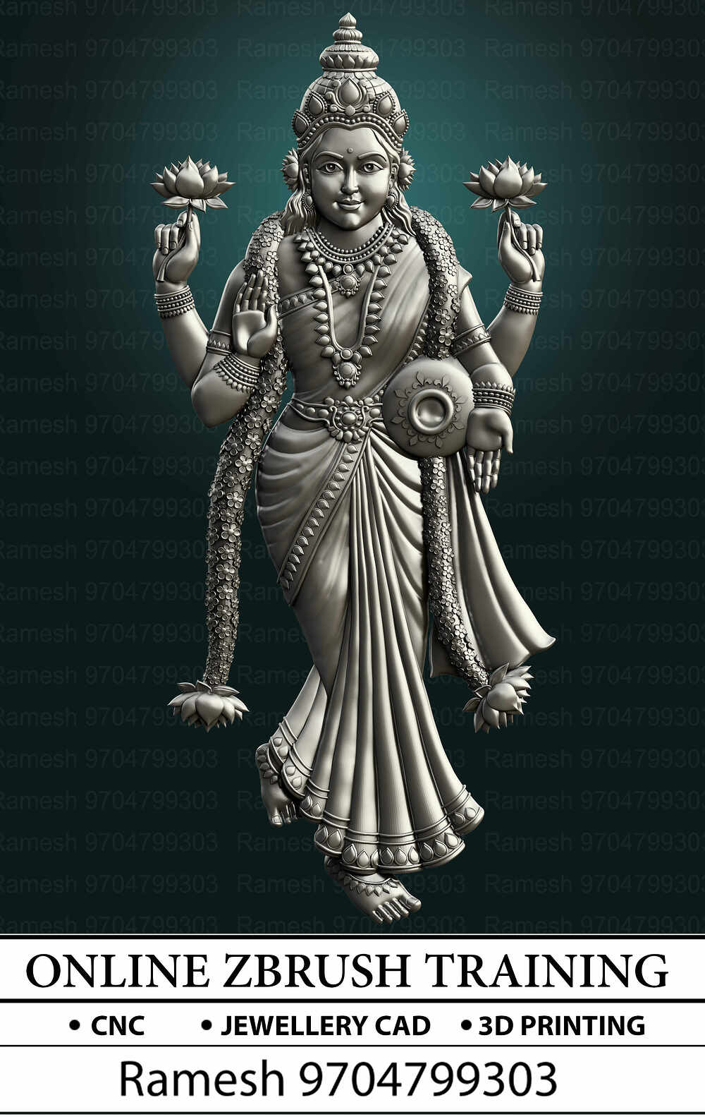 dhana lakshmi_silver