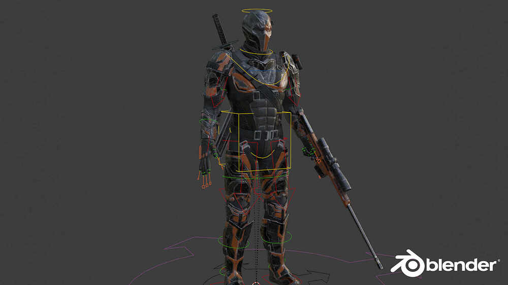 3BlenderRig