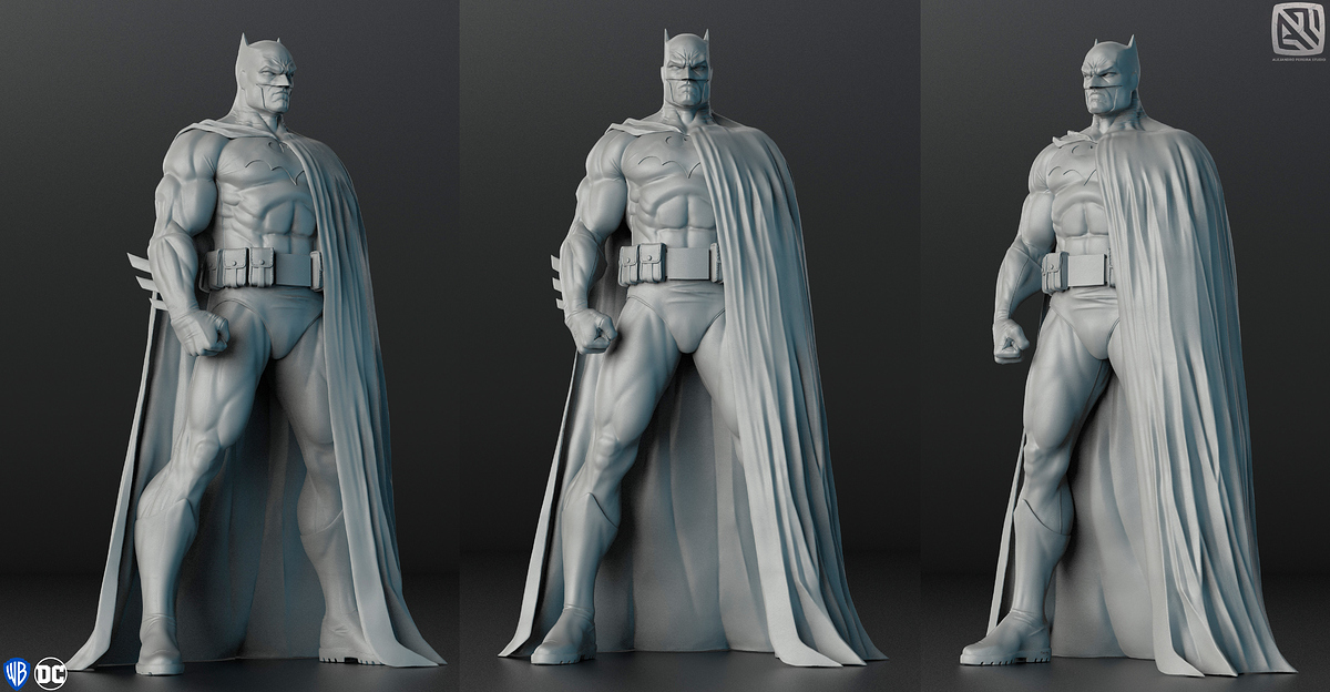 Batman-cap-Bronze-life-Size