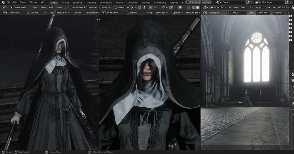 Sister Friede Blender 5
