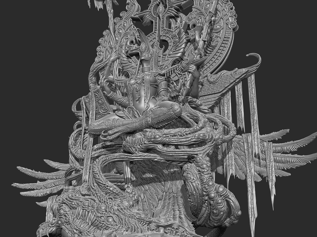 Queen_of_Malifica_Gray_ZBrush_06