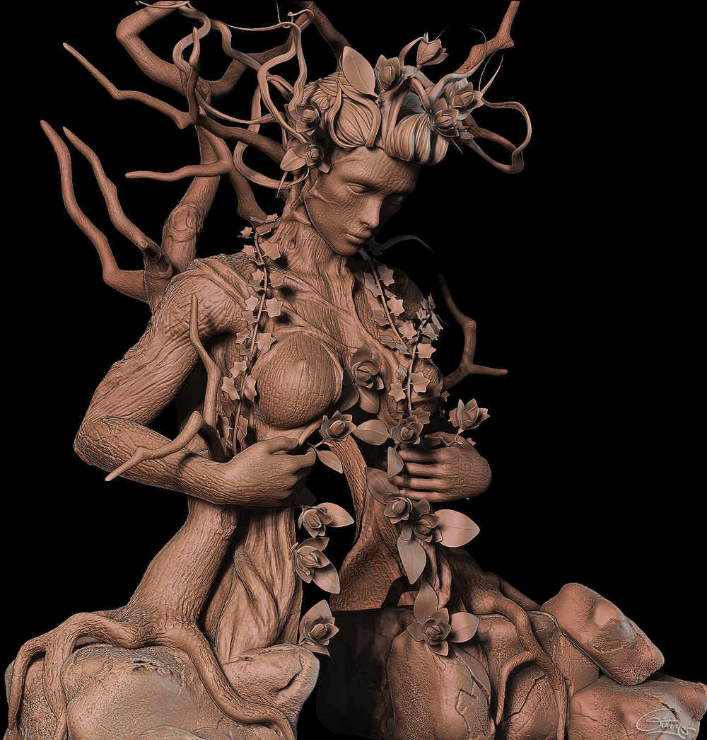 Women tree way -Base Render #10123