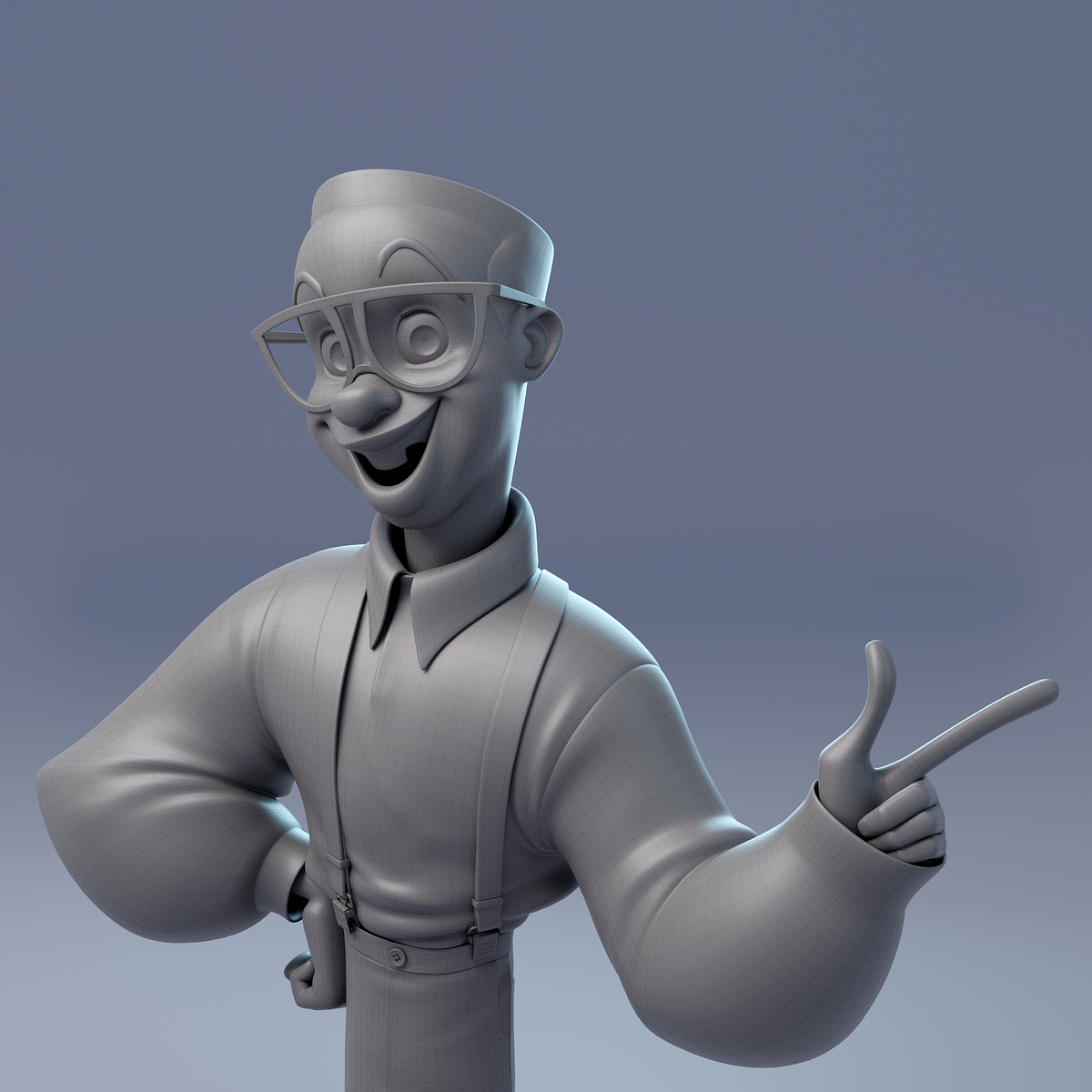 Urkel_Final_closeUp_WireFrame
