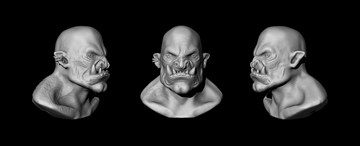 Rendering Clay Ogre By Wahyu P