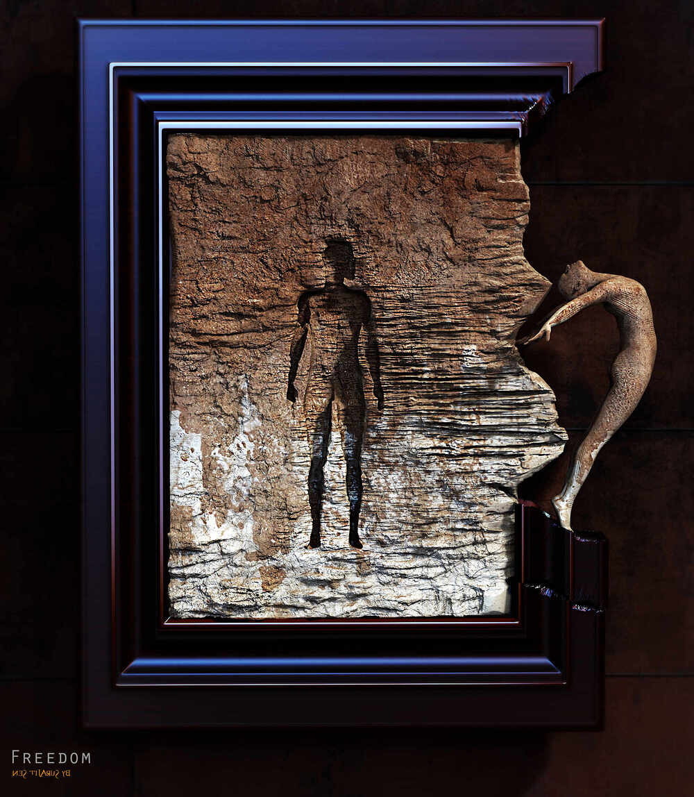 Freedom_Digital_SCulpture_SurajitSen_15Aug2024