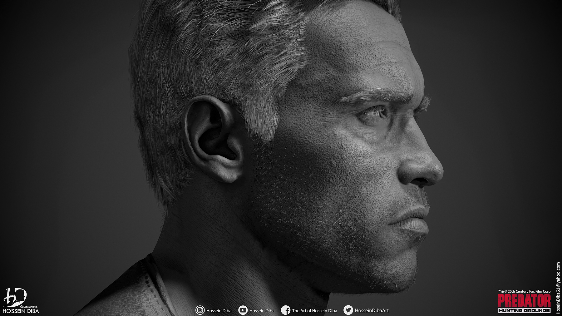 3D Model of Dutch 1987(Real time) - Predator: Hunting Grounds ...