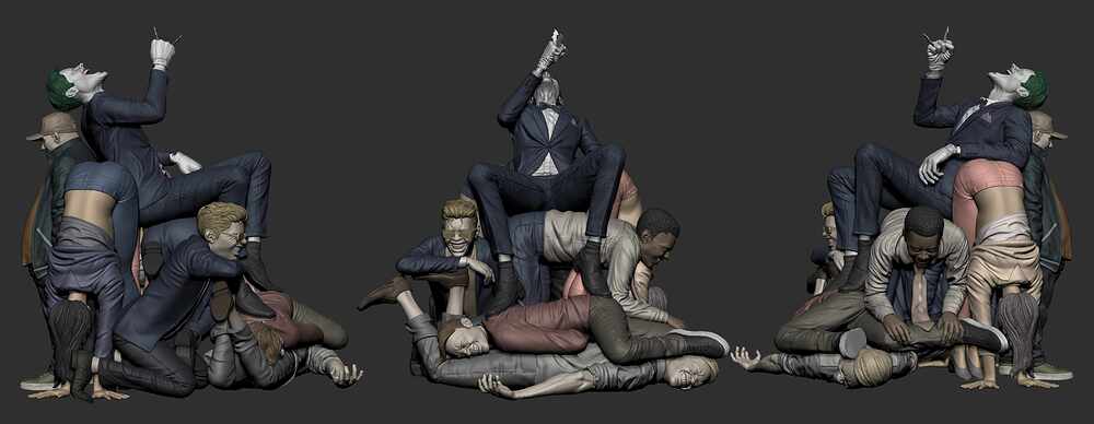 4. Joker Zbrush