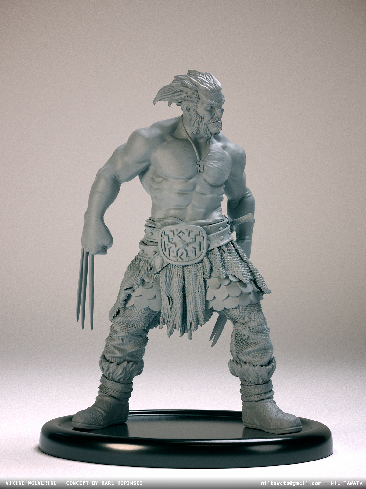 NilTawata_VikingWolvClay_003