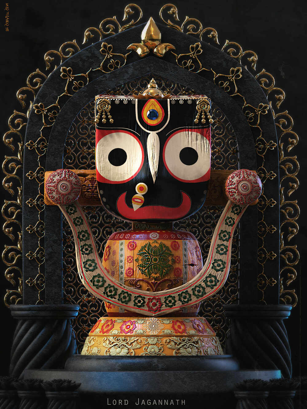 Lord_Jagannath__Digital_Sculpture_SurajitSen_Jul2024