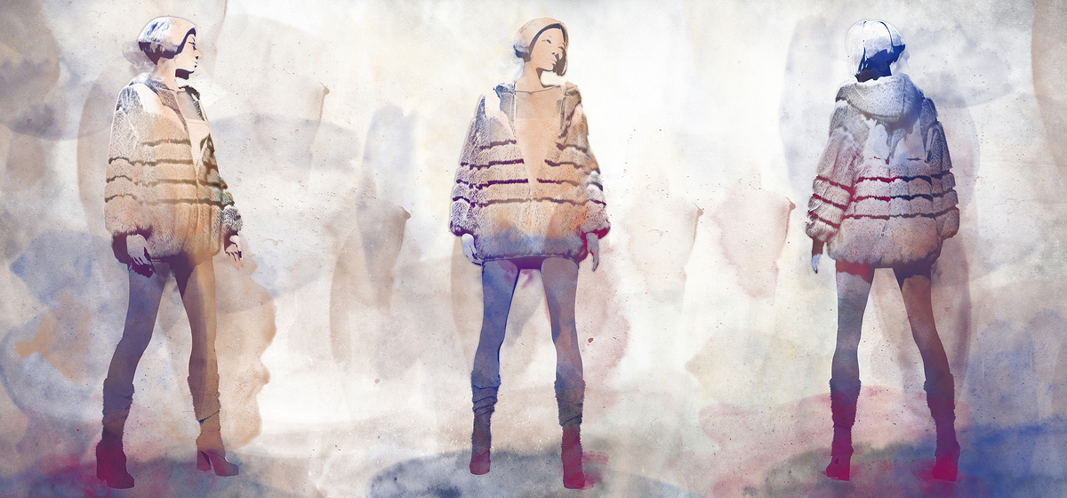 Girl from Blade Runner World_Fur_Darya Girina_1_watercolor_compress
