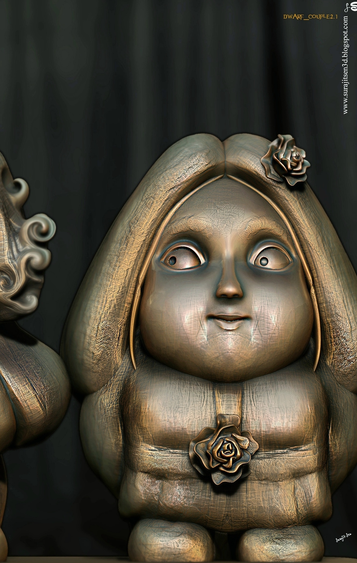 Dwarf_Couple2.1_Digital_Sculpture_SurajitSen_Sept2020AB