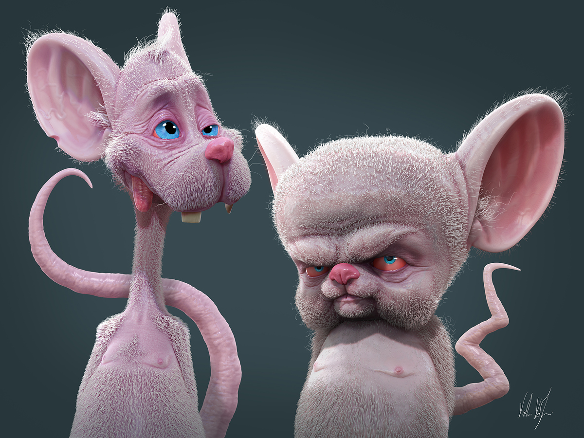 Pinky and the brain plush store
