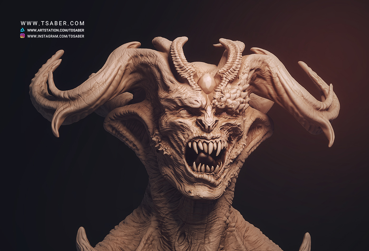 Demon Portrait - Tsaber 01