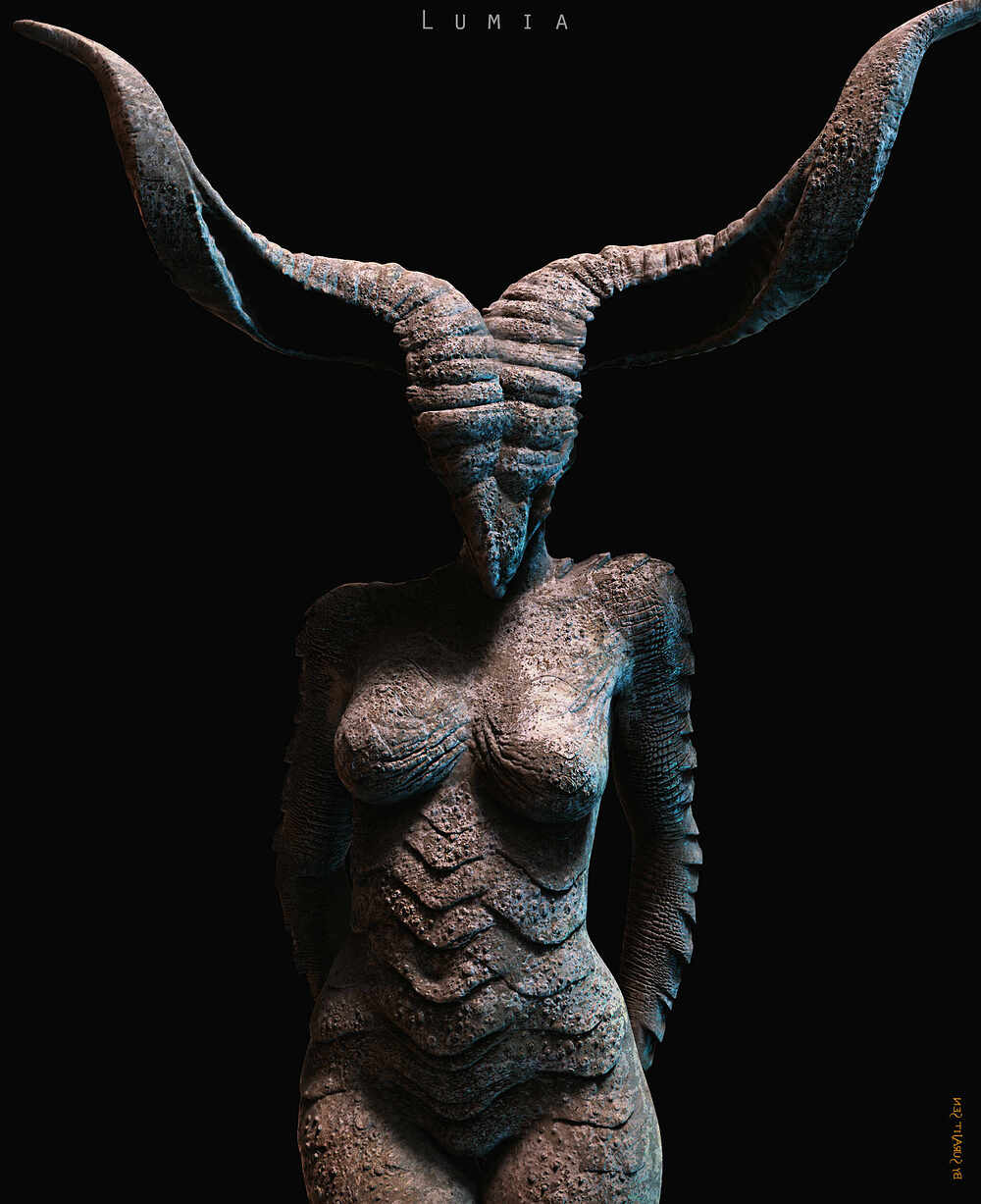 Lumia_Creature_SurajitSen_DigitalSculpture_March2024