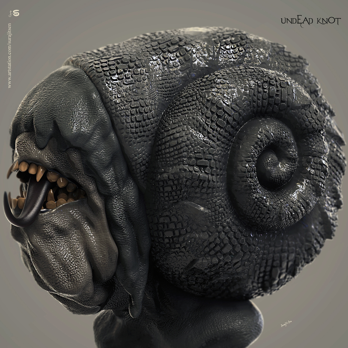 Undead_Knot_Digital_Sculpture_SurajitSen_Aug2019