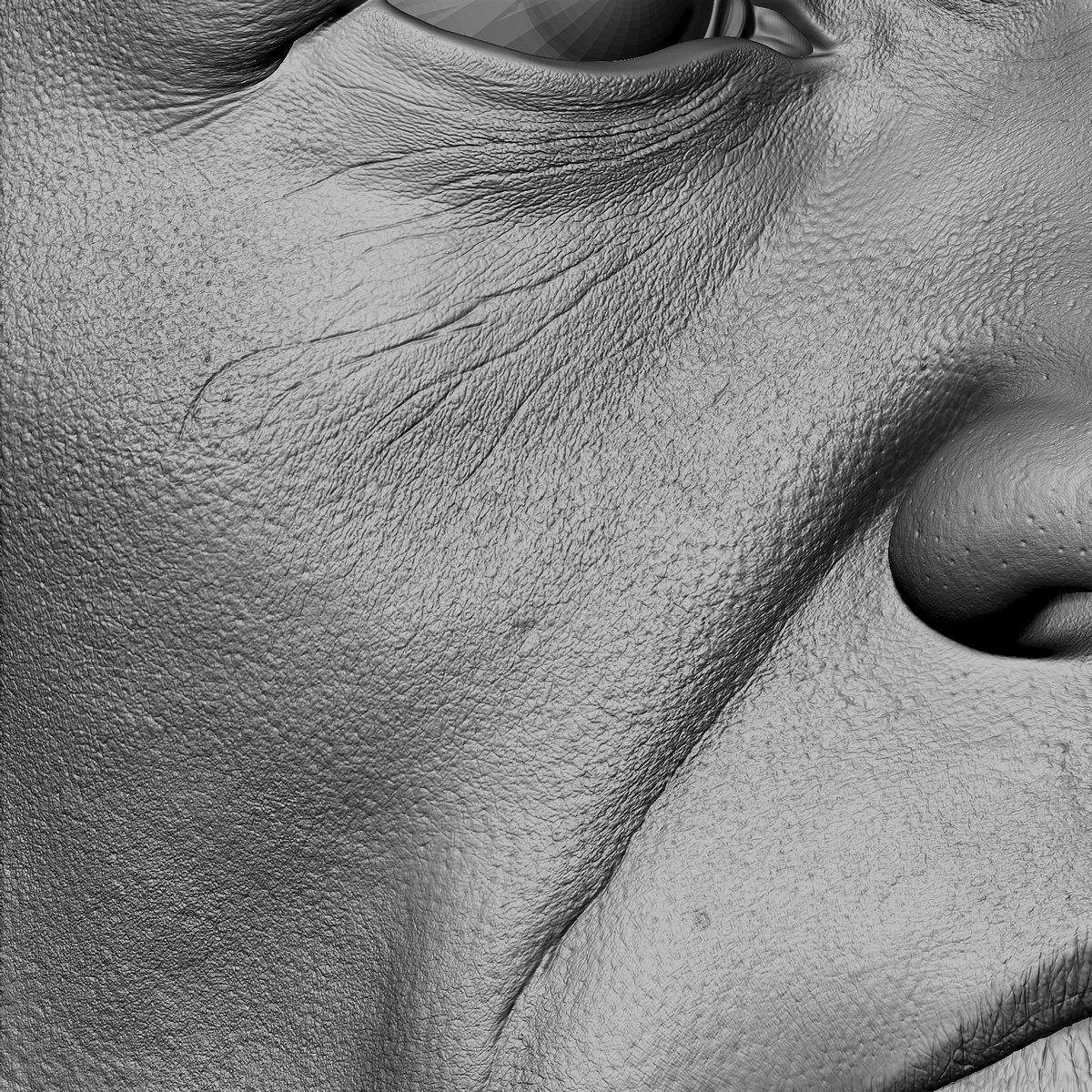 CHEEK CLOSE SHOT