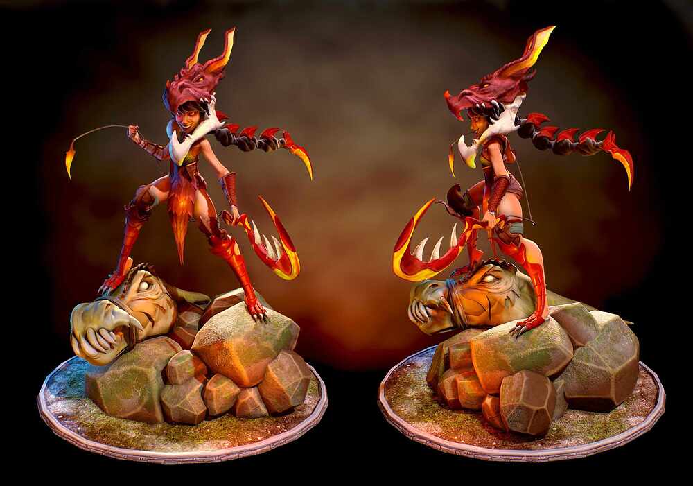 Pose_dragon_beauty_4_wm