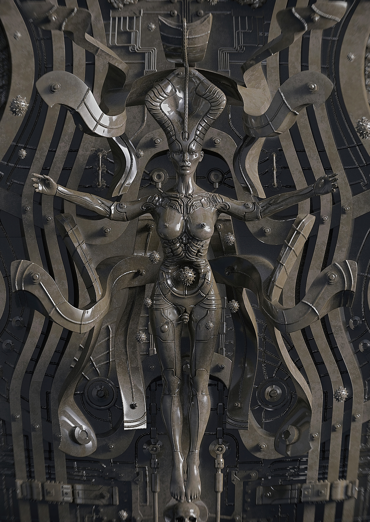 Virus Queen_v3_metal_3000