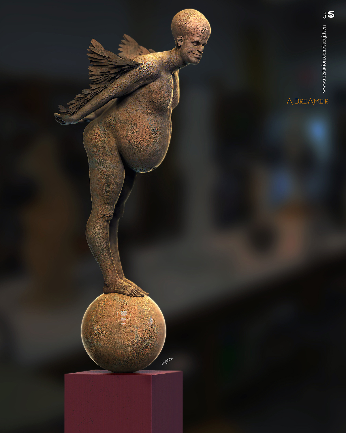 A_Dreamer_Digital_Sculpture_SurajitSen_April2020 copy